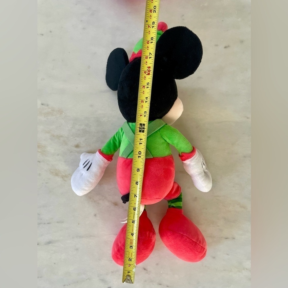 NWOT Disney Holiday Mickey Mouse and Minnie Mouse Plush Toys - Picture 5 of 8